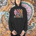 100th Day Of School Teacher Floral 100 Days In The Books Men Hoodie