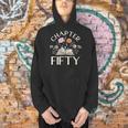 1976 Chapter Fifty 50th Birthday Decorations Wildflower Book Men Hoodie 1976 Chapter Fifty 50th Birthday Decorations Wildflower Book Men Hoodie
