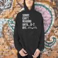 6 7 English Teacher 6-7 Sorry Cant Reading 67 Book Six Seven Men Hoodie 6 7 English Teacher 6-7 Sorry Cant Reading 67 Book Six Seven Men Hoodie