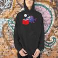 Anglerfish Reading Book Men Hoodie