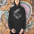 Antique Book With Feather Pen Men Hoodie