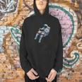 Astronaut Reading Book Sci-Fi Enthusiast Men Hoodie