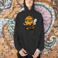 Bee Reading Book Lover Men Hoodie