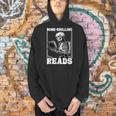 Bone-Chilling-Reads Skeleton Reading Bookworm Book Lovers Men Hoodie