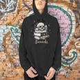 Boo Skeleton Skull Books Halloween Women School Teacher Kid Men Hoodie