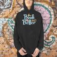 The Book Was Better Literature Reading Men Hoodie The Book Was Better Literature Reading Men Hoodie