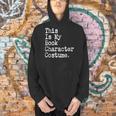 This Is My Book Character Costume Lazy Halloween Costume Men Hoodie This Is My Book Character Costume Lazy Halloween Costume Men Hoodie