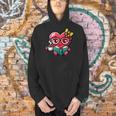 Book Coffee Valentines Cute Heart Lover Women Girl Men Hoodie