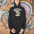 Book Dinosaur T-Rex Bookworm Dino Book Reading Men Hoodie
