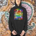Book Flower Radicalized By Basic Decency Feminist LGBT Gay Men Hoodie