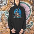 Book Lover Bookworm Reading Books Dragon Men Hoodie