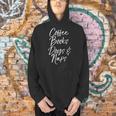 Book Lover For Dog Owner Coffee Books Dogs & Naps Men Hoodie
