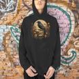 Book Lover Ideas Raven Reading Book Occult Crow Men Hoodie