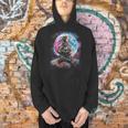 Book Lovers Cool Astronaut Reading Books In Space Kids Men Hoodie