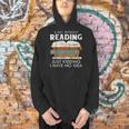 Book Nerd Librarian Bibliophile Library Reading Men Hoodie
