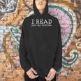Book Reader Bookworm Bibliomane Reading Men Hoodie