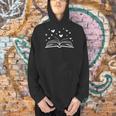 Book Reading Reader Bookworm Librarian Bibliophile Teacher Men Hoodie