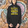 Book Writer Voices In My Head Work For Me Author Writing Men Hoodie Book Writer Voices In My Head Work For Me Author Writing Men Hoodie