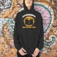 Bookmarks Are For Quitters Book Nerd Reding Men Hoodie