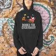 Books For Everybody Santa Christmas Book Lovers Book Readers Men Hoodie Books For Everybody Santa Christmas Book Lovers Book Readers Men Hoodie