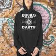 Books Feed The Brain Darts Feeds The Soul Men Hoodie