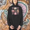 Books And Pink Bows Booktok Coquette Preppy Men Hoodie