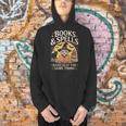 Books And Spells Witch Witches Bookish Book Reader Reading Men Hoodie