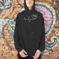 Bookworm Books Heartbeat Book Men Hoodie