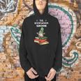 The Bookworm Gnome Christmas Gnome Book Reading Enthusiast Men Hoodie