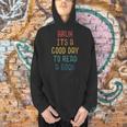 Bruh It`s A Good Day To Read A Book Reading Teacher Men Hoodie Bruh It`s A Good Day To Read A Book Reading Teacher Men Hoodie