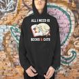 Cat Lovers All I Need Is Books & Cats Book Men Women Kids Men Hoodie Cat Lovers All I Need Is Books & Cats Book Men Women Kids Men Hoodie