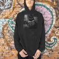 Cat Reading Book Retro Cat Photo Humor Men Hoodie Cat Reading Book Retro Cat Photo Humor Men Hoodie