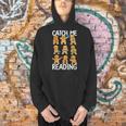 Catch Me Reading Christmas Gingerbread Man Teacher Book Men Hoodie