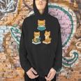 Cats Reading Book Lover Reading Bookworm Reader Men Hoodie