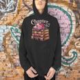 Chapter 67 Floral Book Stack Men Hoodie
