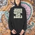 Christian Book Lover Coffee And Jesus Faith Reading Men Hoodie