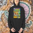 Comic Reader Comic Book Merch Vintage Reading Comic Books Men Hoodie