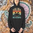 All The Cool Kids Are Reading Retro Book Lovers Reader Nerd Men Hoodie
