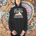 Cool Reading For Men Women Kids Bookworm Teacher Book Reader Men Hoodie