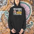 Cool Reading For Men Women Read Books Library Book Lovers Men Hoodie