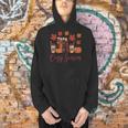 Cozy Season Autumn Leaves Books Pumpkins Fall Halloween Men Hoodie Cozy Season Autumn Leaves Books Pumpkins Fall Halloween Men Hoodie