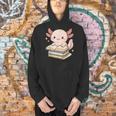 Cute Axolotl Reading Books Shirt Kawaii Axolotl Lover Men Hoodie Cute Axolotl Reading Books Shirt Kawaii Axolotl Lover Men Hoodie