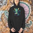 Cute Dragon With Book Men Hoodie