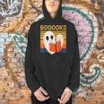Cute Ghost Book Reading Halloween Teacher Puns Booooks For Men Women Kids Men Hoodie