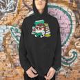 Cute Hedgehog Reading A Book Nerd Readers Men Hoodie Cute Hedgehog Reading A Book Nerd Readers Men Hoodie
