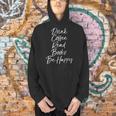 Cute Literary Saying Drink Coffee Read Books Be Happy Men Hoodie