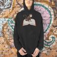 Cute Monkey Reading Books Literature Nature Men Hoodie