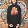 Cute Red Panda Reading Book Sloth Kawaii Animal Men Hoodie