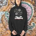 Dandelion Floral Book Reading Lovers Graphics Men Hoodie