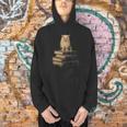 Dark Academia Vintage Owl On Books With Candle Library Men Hoodie Dark Academia Vintage Owl On Books With Candle Library Men Hoodie